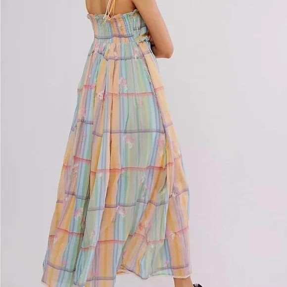 Free People Striped Maxi Dress - Picture 3 of 5